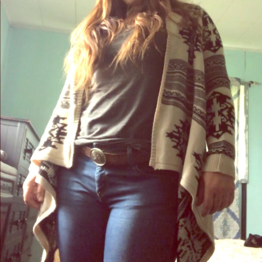 Southwestern style sweater, new without tags